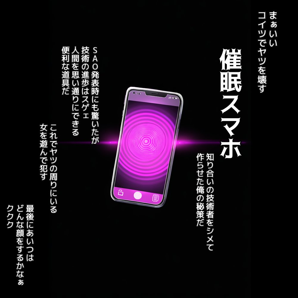 寝取られた彼女と妹〜催●スマホで辱められ好き放題に犯●れるヒロイン達〜直葉・アスナ編【尊厳ブレイク産業】