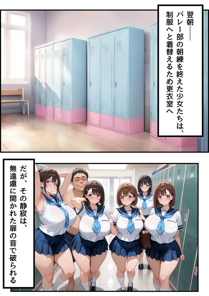 絶対権力のキモデブ性指導員に逆らえない学園〜バレー部編〜【ななころび工房】