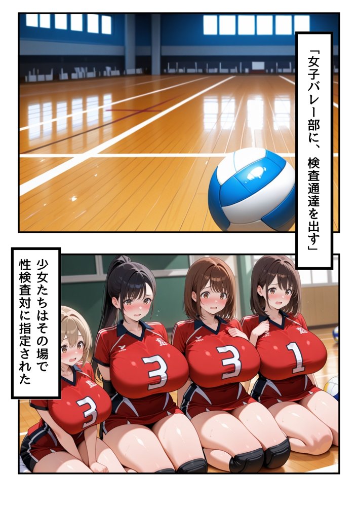 絶対権力のキモデブ性指導員に逆らえない学園〜バレー部編〜【ななころび工房】