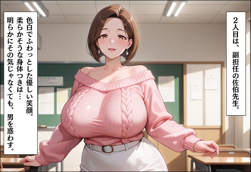 引っ越してきた田舎町がムチムチ熟女だらけだった話 〜学校の夏期講習編〜【週末の背徳者】