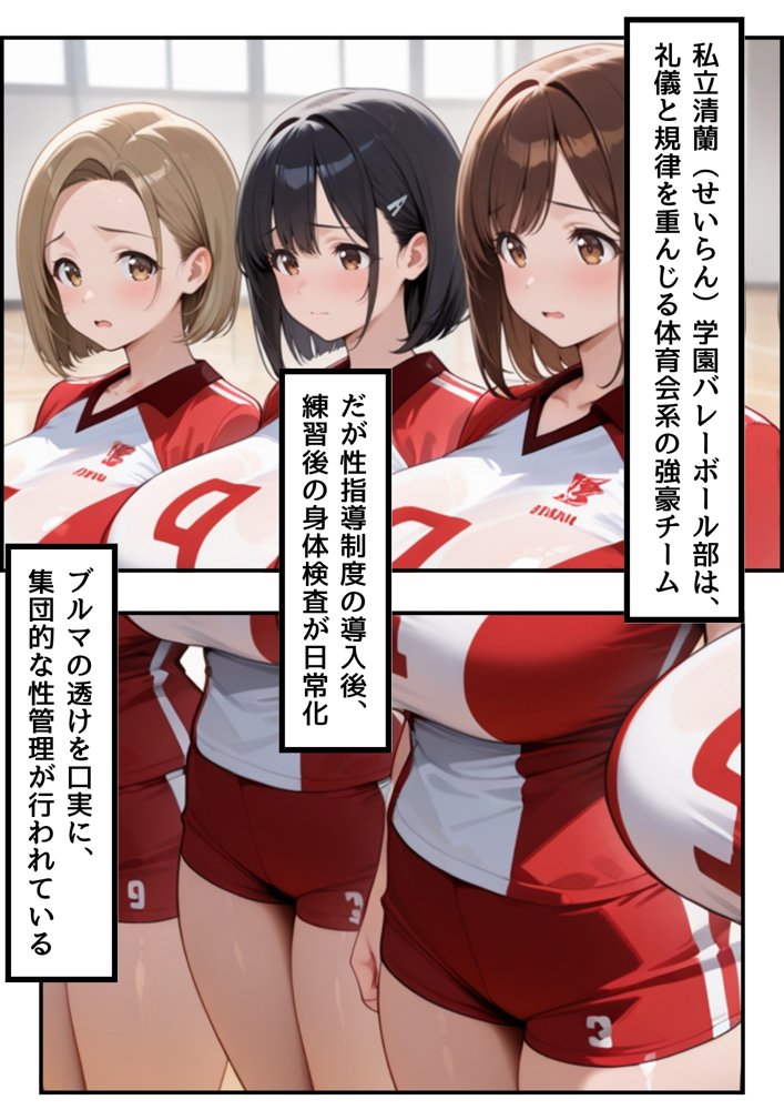 絶対権力のキモデブ性指導員に逆らえない学園〜バレー部編〜【ななころび工房】