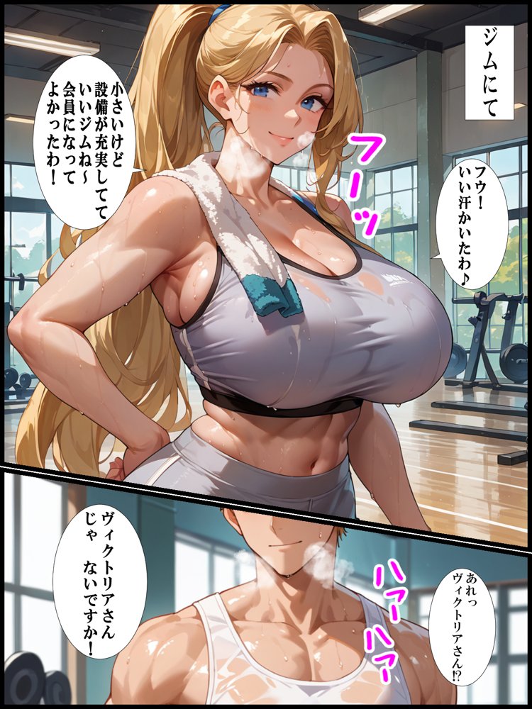 母の子宮を奪われる〜俺の金髪白人母を孕ませたのはクラスの同級生でした【超☆超妊婦メーカー】 hitomi無料エロ漫画（同人誌）サンプル画像010