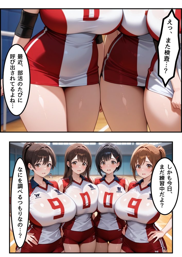 絶対権力のキモデブ性指導員に逆らえない学園〜バレー部編〜【ななころび工房】