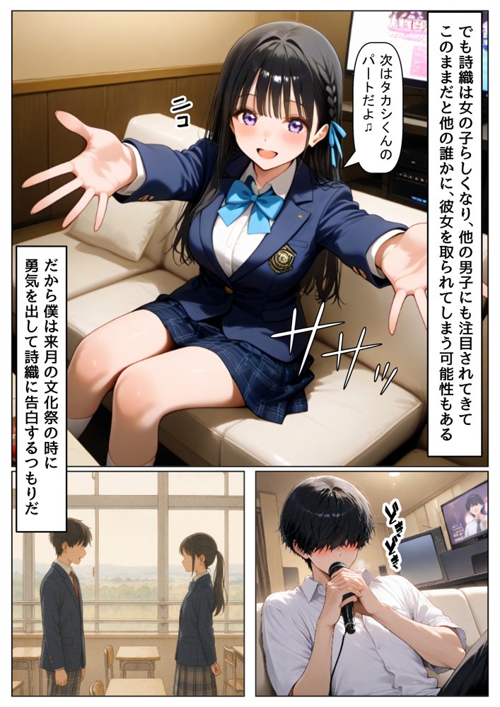 【BSS】清楚系の幼馴染に僕が先に恋をしていたのに、目の前でヤリチン先輩に彼女は【【妹＆制服】大好き商店（byハマダ殿下）】