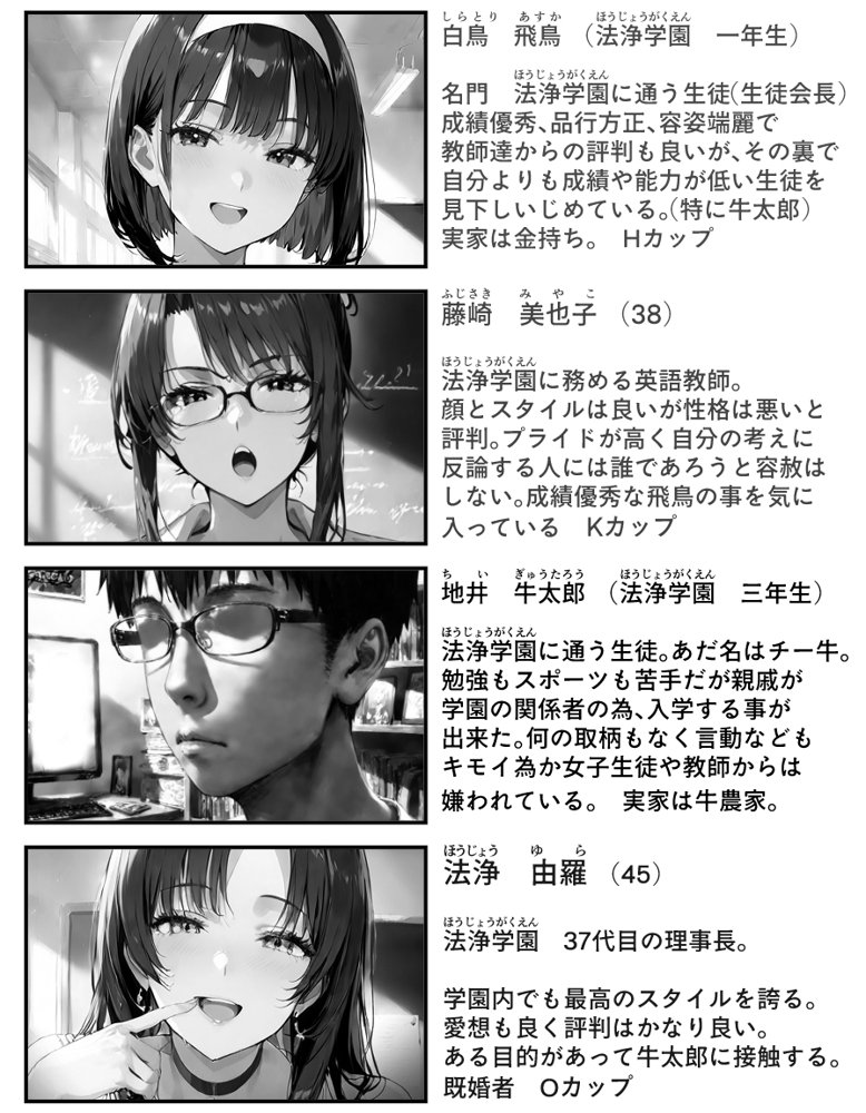 成績優秀な生徒会長がチー牛専用の家畜になる話   2【蜜壺レストラン】 hitomi無料エロ漫画（同人誌）サンプル画像002