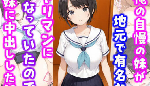 俺の自慢の妹が地元で有名なヤリマンになっていたので妹に中出しした話【種付け彦】