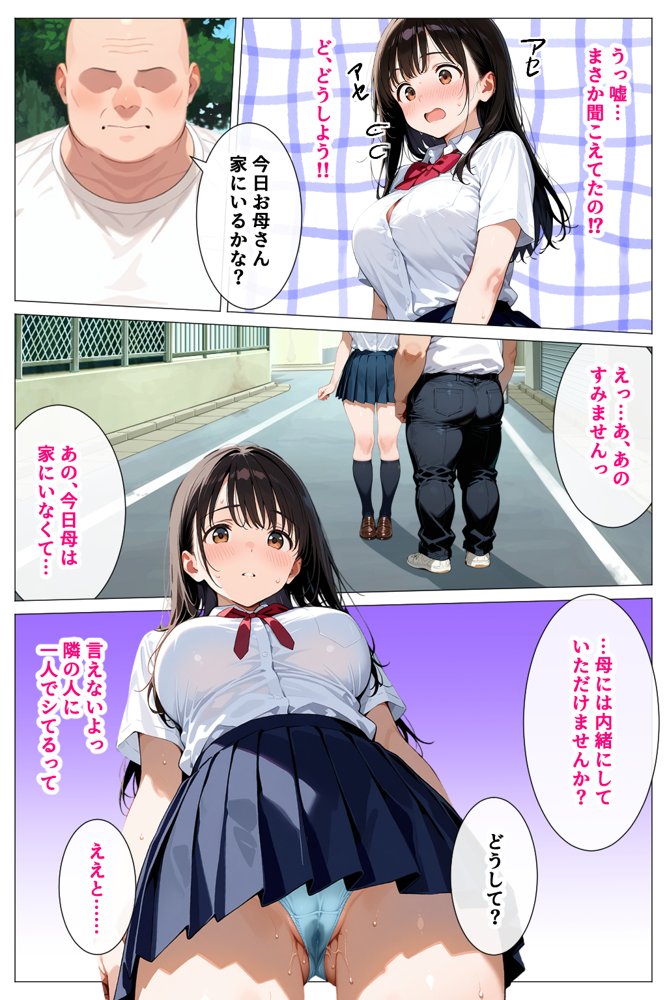デカパイ過ぎる母娘をねっとり生ハメドスケベセックスでいただいちゃう話【デリカリカ】 hitomi無料エロ漫画（同人誌）サンプル画像026
