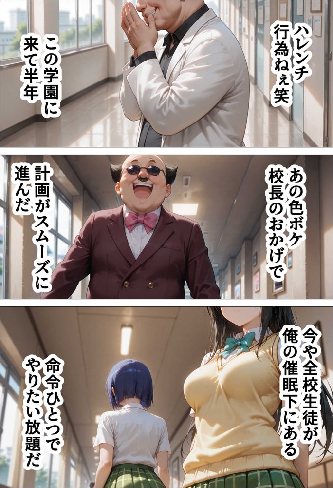 催●種付け学園 緊縛調教ボテ腹肉便器科へようこそ 西連寺〇菜と古〇川唯編【AI魔法おじさん】 hitomi無料エロ漫画（同人誌）サンプル画像008