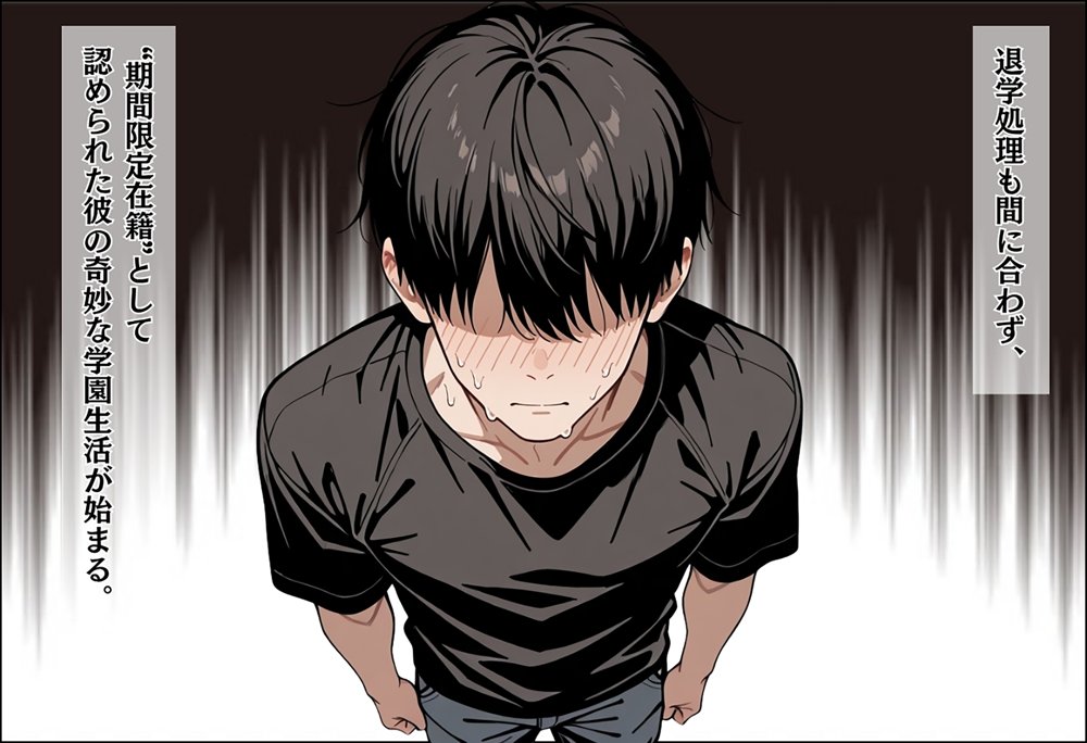 間違って女子校に入学したらムチムチ女子校生に毎日中出しを要求される学園生活〜爆乳ポニテと黒髪ロング編〜【しらたまレモネード】
