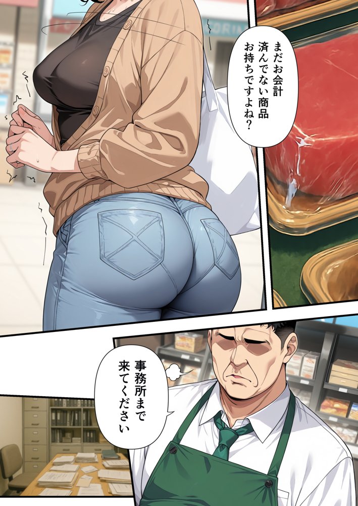 ヒトヅマ鬼ハメ  万引きがバレた若奥さま（34）、見逃す代わりに始まったいいバイトは店長とホテルで交わす裏契約だった話【おにはめ本舗】