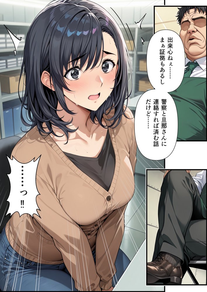 ヒトヅマ鬼ハメ  万引きがバレた若奥さま（34）、見逃す代わりに始まったいいバイトは店長とホテルで交わす裏契約だった話【おにはめ本舗】