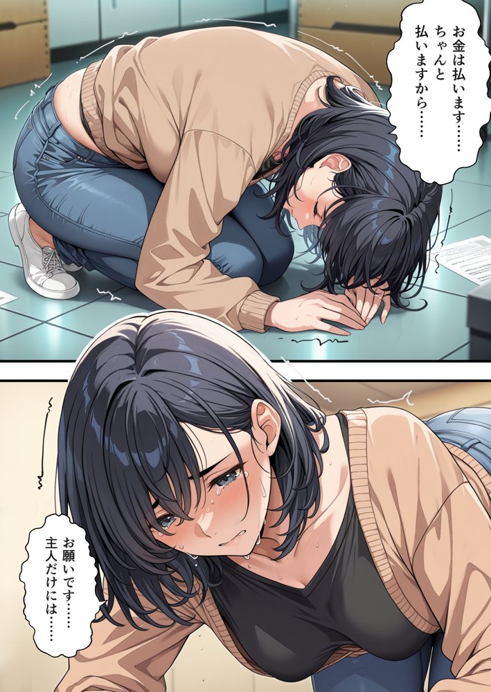 ヒトヅマ鬼ハメ  万引きがバレた若奥さま（34）、見逃す代わりに始まったいいバイトは店長とホテルで交わす裏契約だった話【おにはめ本舗】
