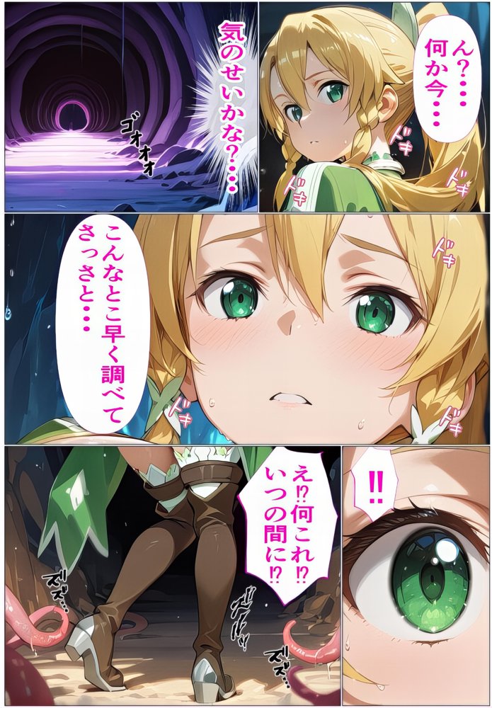 黒の剣士の三角関係4〜ゴブリンと触手の肉穴拡張・絶頂地獄〜【東京アキバ同人倶楽部】 hitomi無料エロ漫画（同人誌）サンプル画像015