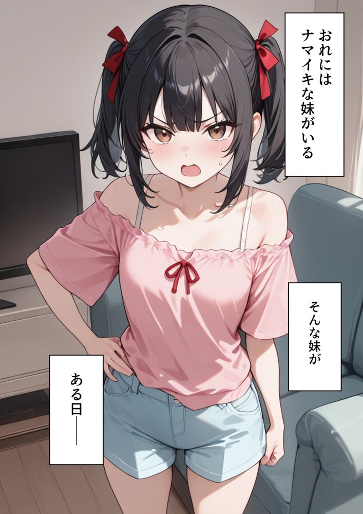 ナマイキ妹が催◯アプリで兄LOVEバレした話【ぱにぱに】 hitomi無料エロ漫画（同人誌）サンプル画像001