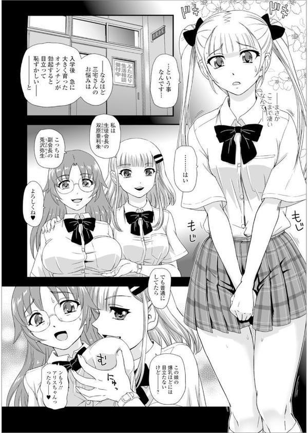 私立ふたなり学園 〜一緒にシコってすっきりしよ！〜【エンタメ】【はんぺら モモの水道水 ふじはん RED-RUM 洗濯機 ダルシー研Q所（Q）】 hitomi無料エロ漫画（同人誌）サンプル画像026