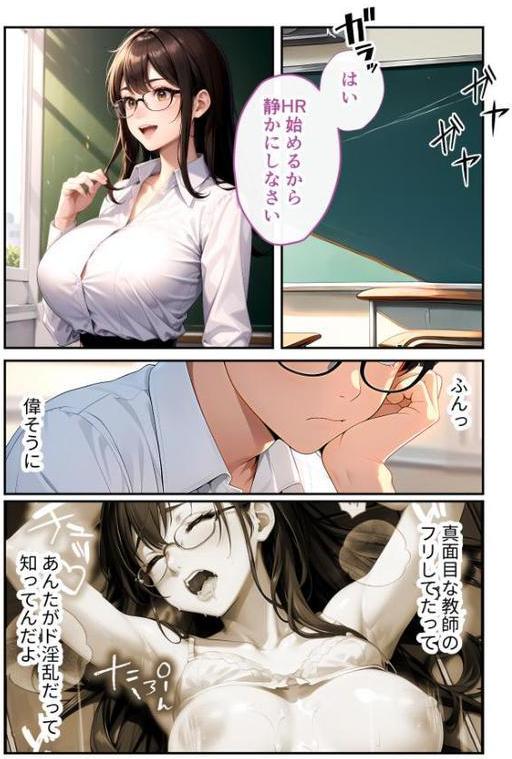 陰キャの僕、透視の力を手に入れる。 モザイク版【ラビットフット】 hitomi無料エロ漫画（同人誌）サンプル画像002