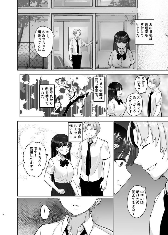 初めての彼女、先輩にNTRれ快楽に沈む【たかまりっか】