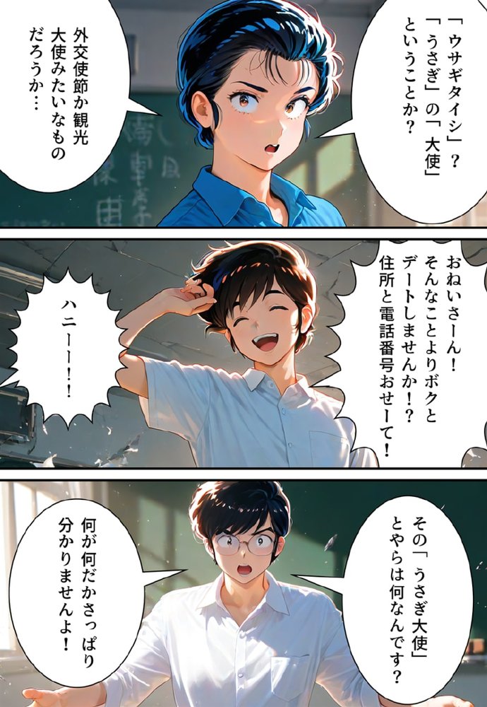 うさぎ大使降臨！？〜バニー（♂）1000年契約で大パニック！〜【真城の秘宝館】 hitomi無料エロ漫画（同人誌）サンプル画像017