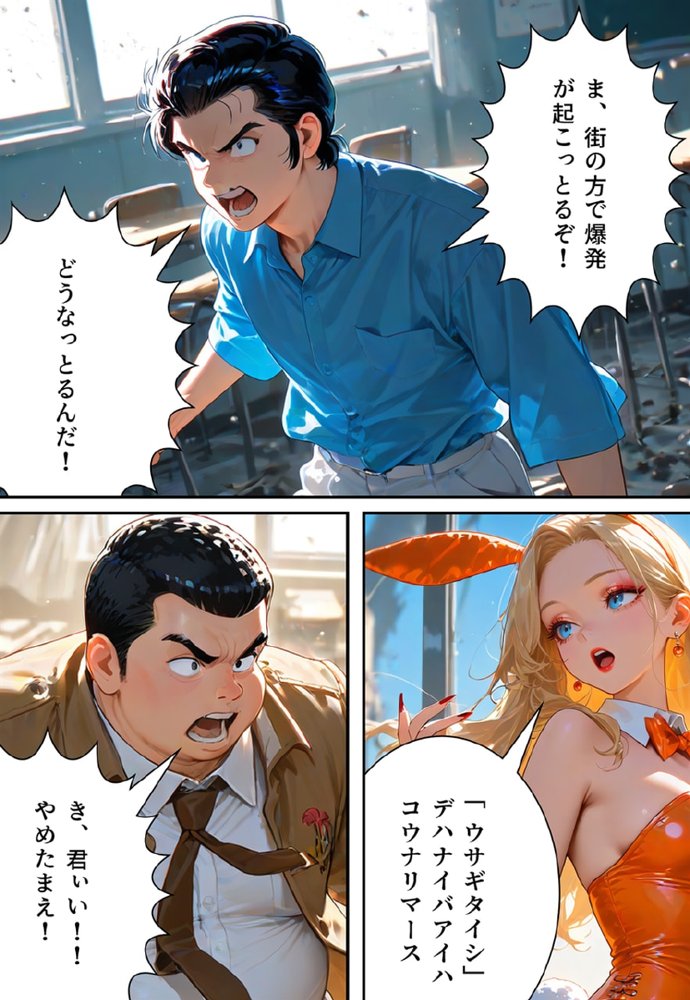 うさぎ大使降臨！？〜バニー（♂）1000年契約で大パニック！〜【真城の秘宝館】 hitomi無料エロ漫画（同人誌）サンプル画像024