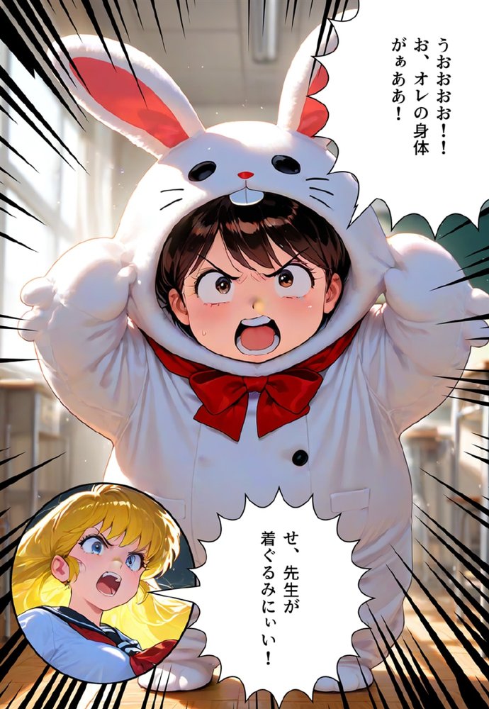 うさぎ大使降臨！？〜バニー（♂）1000年契約で大パニック！〜【真城の秘宝館】 hitomi無料エロ漫画（同人誌）サンプル画像026