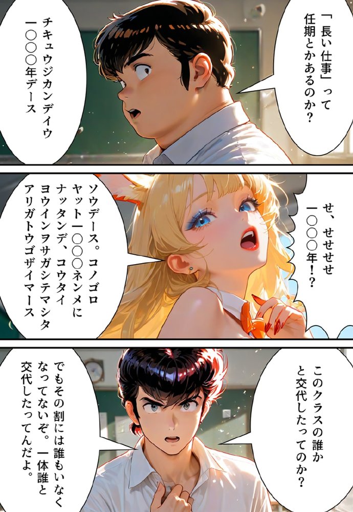 うさぎ大使降臨！？〜バニー（♂）1000年契約で大パニック！〜【真城の秘宝館】 hitomi無料エロ漫画（同人誌）サンプル画像040