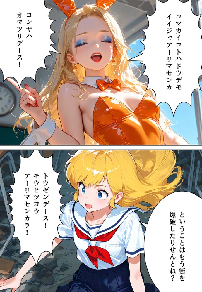 うさぎ大使降臨！？〜バニー（♂）1000年契約で大パニック！〜【真城の秘宝館】 hitomi無料エロ漫画（同人誌）サンプル画像042