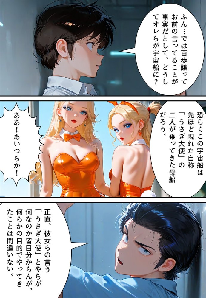 うさぎ大使降臨！？〜バニー（♂）1000年契約で大パニック！〜【真城の秘宝館】 hitomi無料エロ漫画（同人誌）サンプル画像061