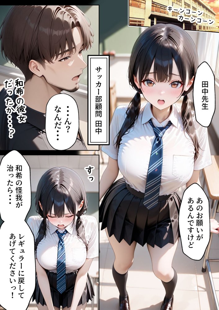 クズ教師に寝取られた巨乳J◯ 〜完堕ちセックス〜【ぱにぱに】