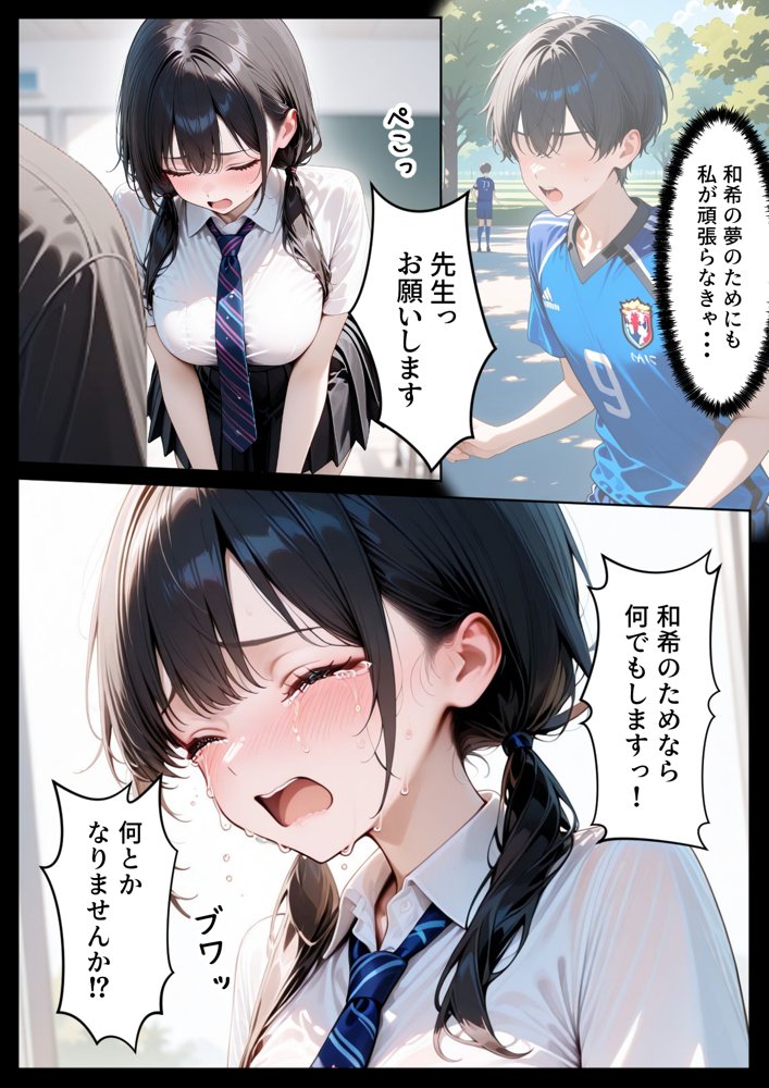 クズ教師に寝取られた巨乳J◯ 〜完堕ちセックス〜【ぱにぱに】
