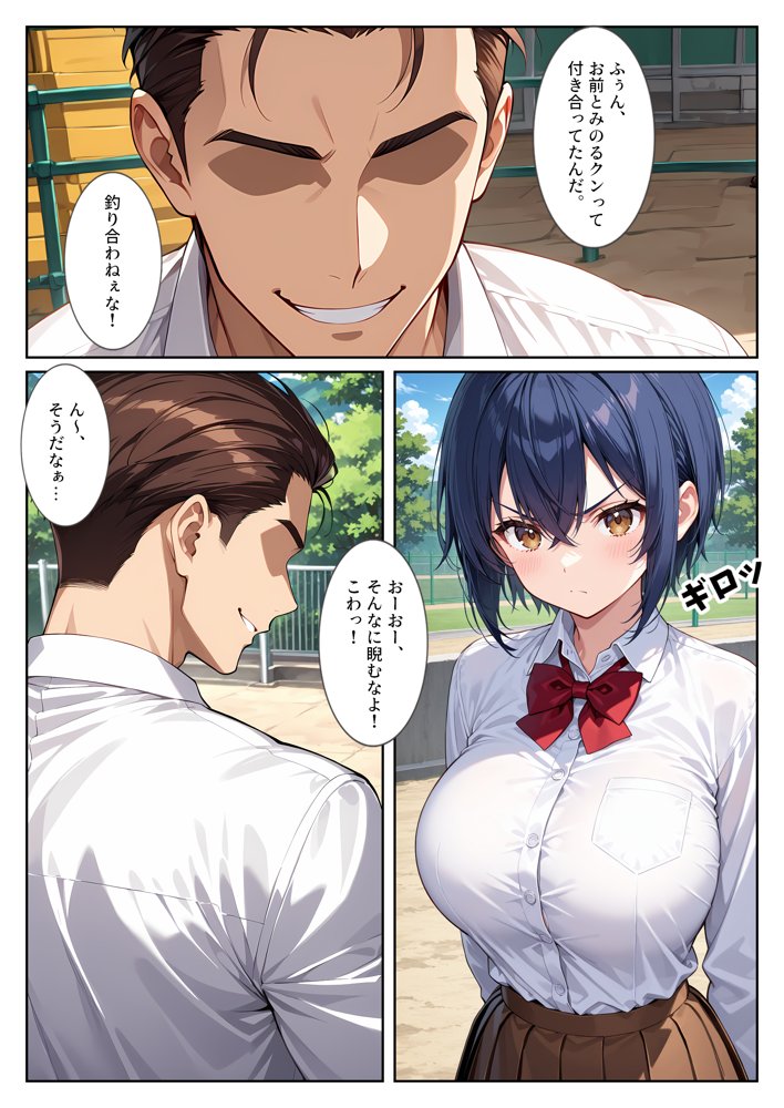 僕の爆乳彼女が絶倫ヤンキーに寝取られて性玩具にされる話【StudioSR（妹･人妻･巨乳推し）】