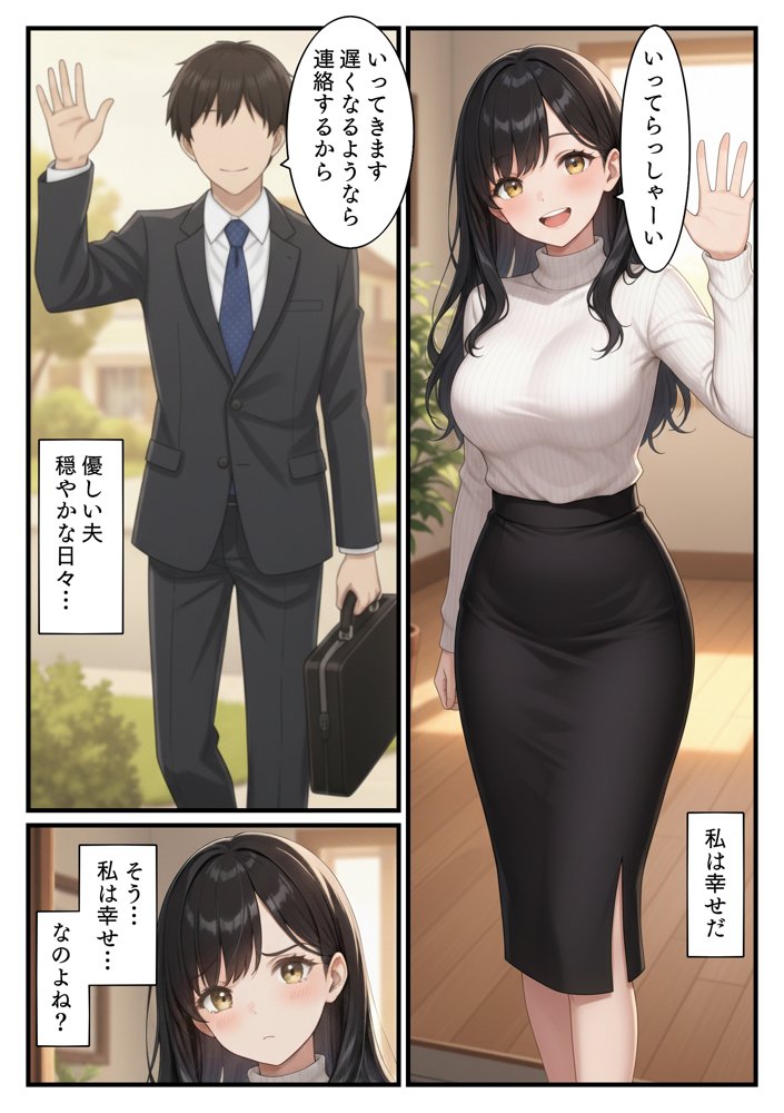 NTR 平成一桁生まれ主婦デカチン借金取りに堕ちる【エロ漫画専門店・南国ピンク】