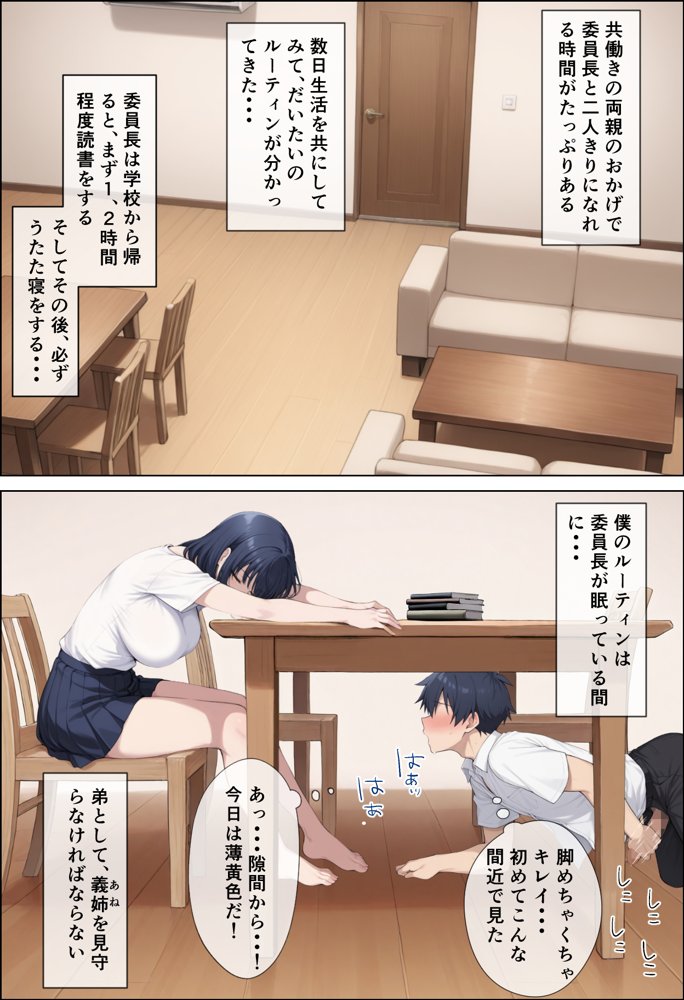 クラスの巨乳図書委員長はお義姉ちゃん【ステラぴんく】