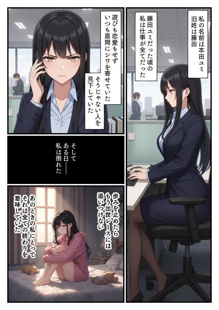 NTR 平成一桁生まれ主婦デカチン借金取りに堕ちる【エロ漫画専門店・南国ピンク】