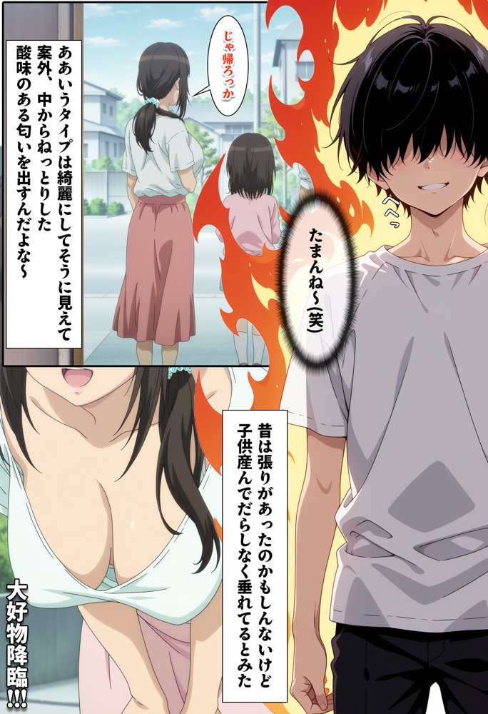 隣家に越してきた巨乳レス妻！！いただきます【BK】