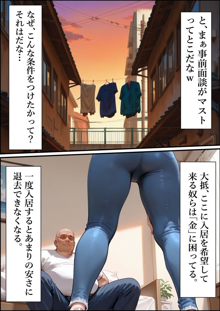 【4K高画質】人妻限定アパート 301号室 時村文枝 〜大家のペットになった日編〜【Uスタス】