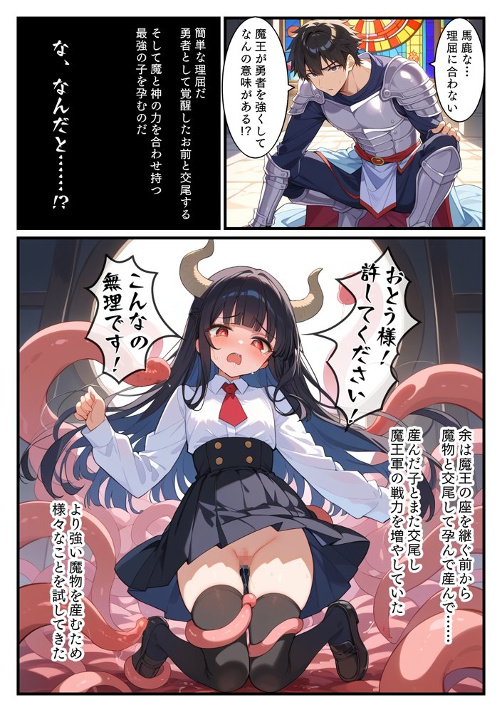 少女魔王は魔物と交尾して仲間を増やす