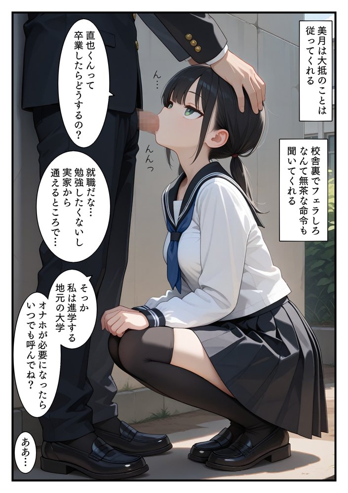 ジト目の幼なじみ（オナホ）は俺の精子が好き【エロ漫画専門店・南国ピンク】