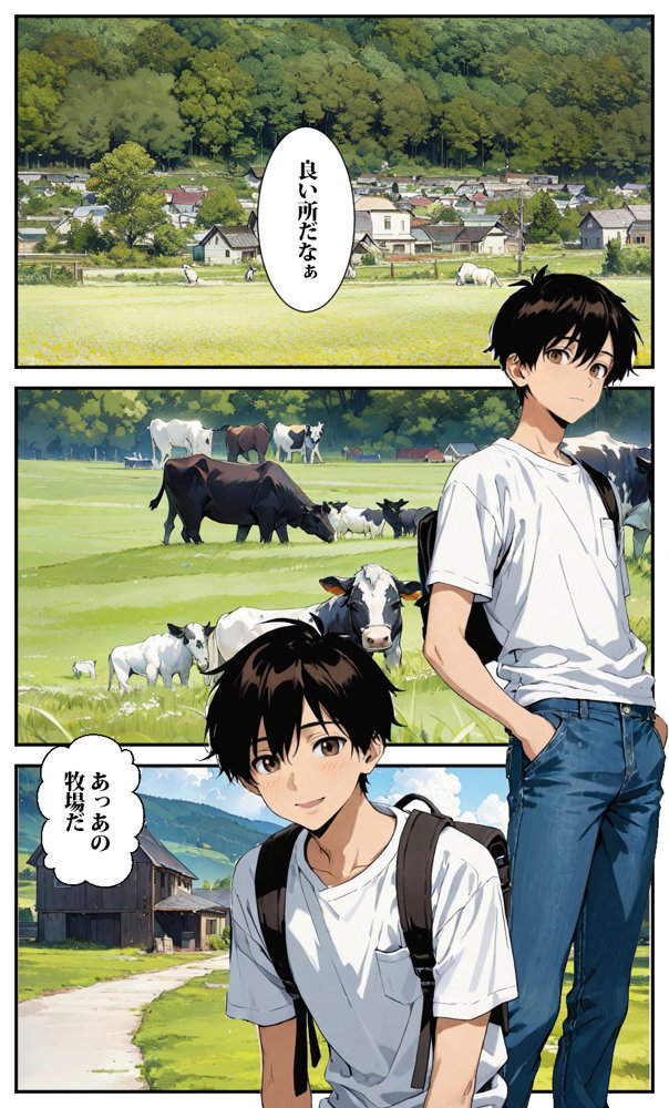 田舎の牛おばさんはドスケベで、何でもしてくれた【東京漫画研究所】