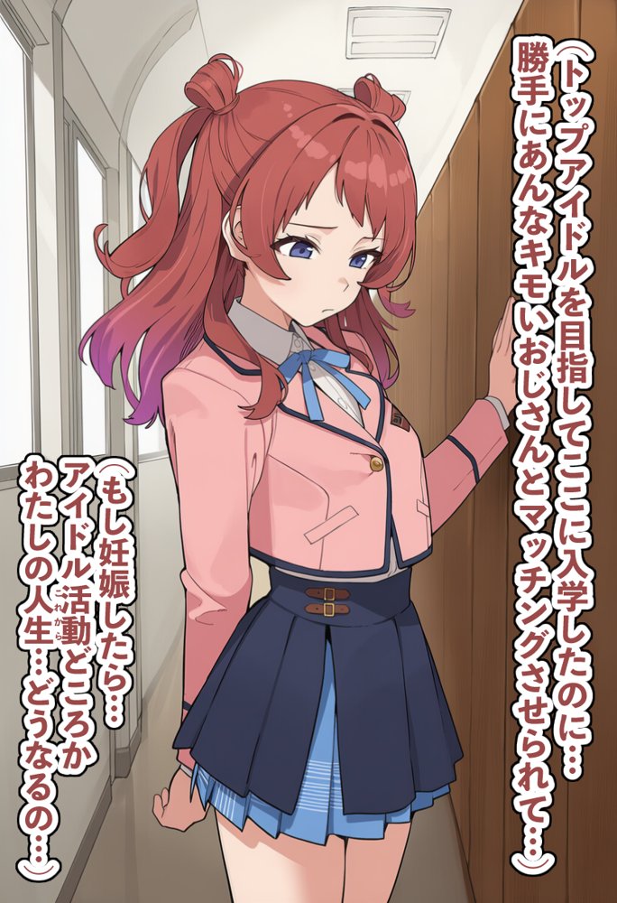 孕星学園・花〇咲季〜トップアイドルの輝く原石は道半ばで汚い不細工オヤジだけの淫らな妻へと堕ちる〜【美少女がキモ男に妊娠させられる?】