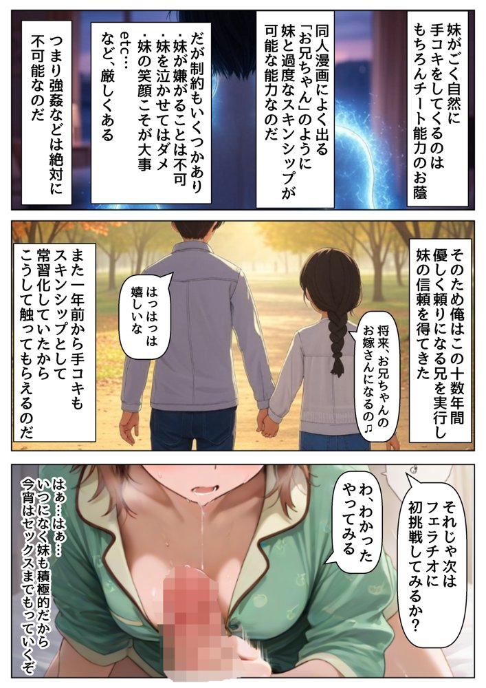 俺は大好きな御坂ミコ●のお兄ちゃんになる《セリフ有りCG版》〜チート能力《お兄ちゃん転生》で俺は無双する〜【【妹＆制服】大好き商店（byハマダ殿下）】