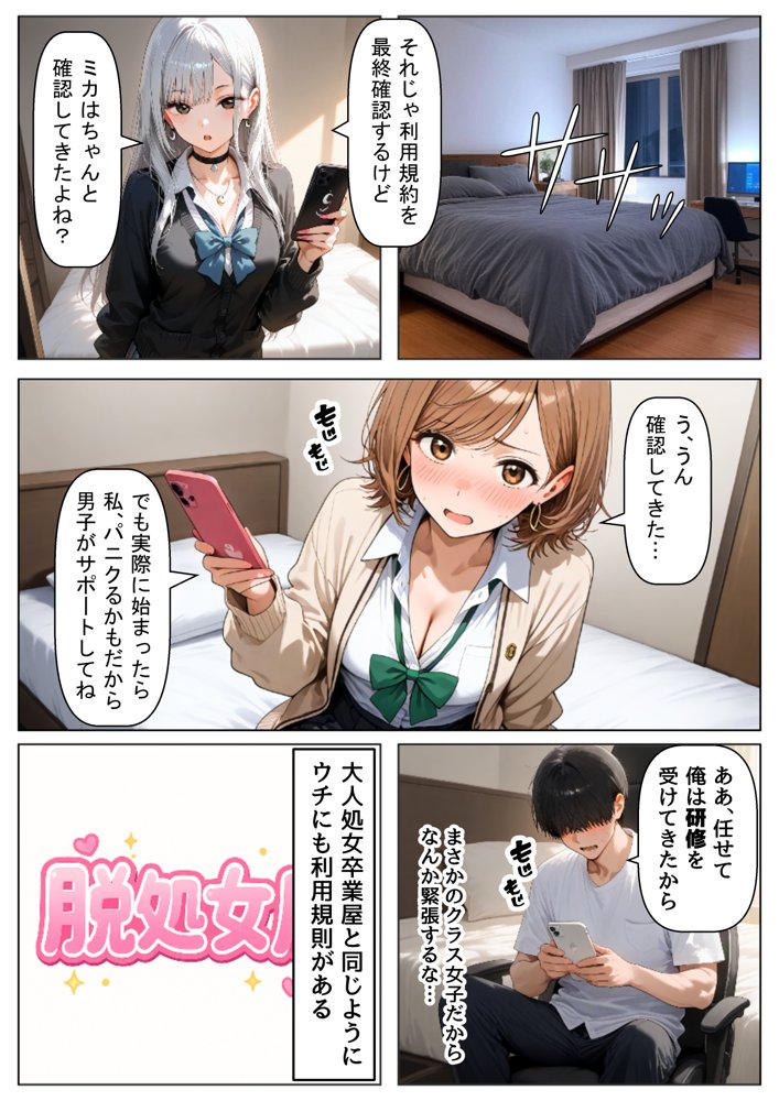 クラスで【処女卒業屋】を開業したら【【妹＆制服】大好き商店（byハマダ殿下）】