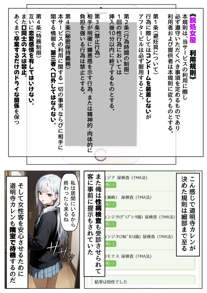 クラスで【処女卒業屋】を開業したら【【妹＆制服】大好き商店（byハマダ殿下）】