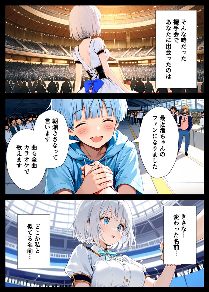 陰キャでドルオタな俺が人気アイドルそっくりに女体化して本人と3 Pすることになった【悪魔ほろほろ】
