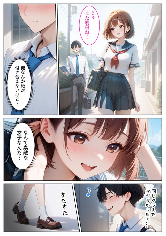 【いきなりエロミッション】スマホでイイナリJ◯ 〜謎の任務で人生逆転〜【ぱにぱに】