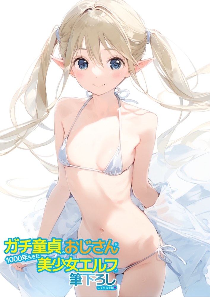 ガチ童貞のおじさんが1000年生きた美少女エルフに筆下ろししてもらう話