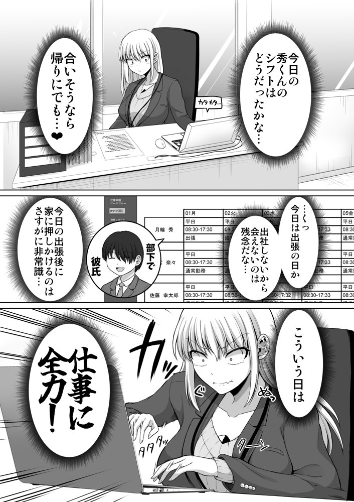 怖い女上司が脱いだらHで可愛かった話-えっちなこと覚えたて30代女の性欲爆発 スケベになった女上司をラブラブ性開発編-【ほしまきProject】