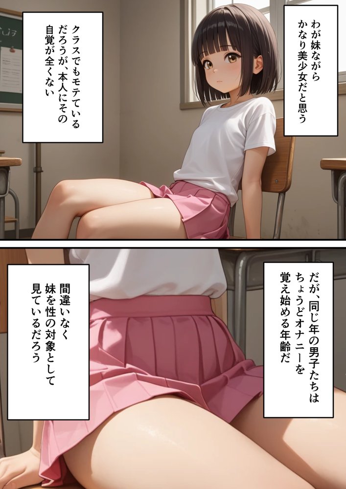 初めての彼氏ができそうな妹に俺の精子をぶっかけた結果
