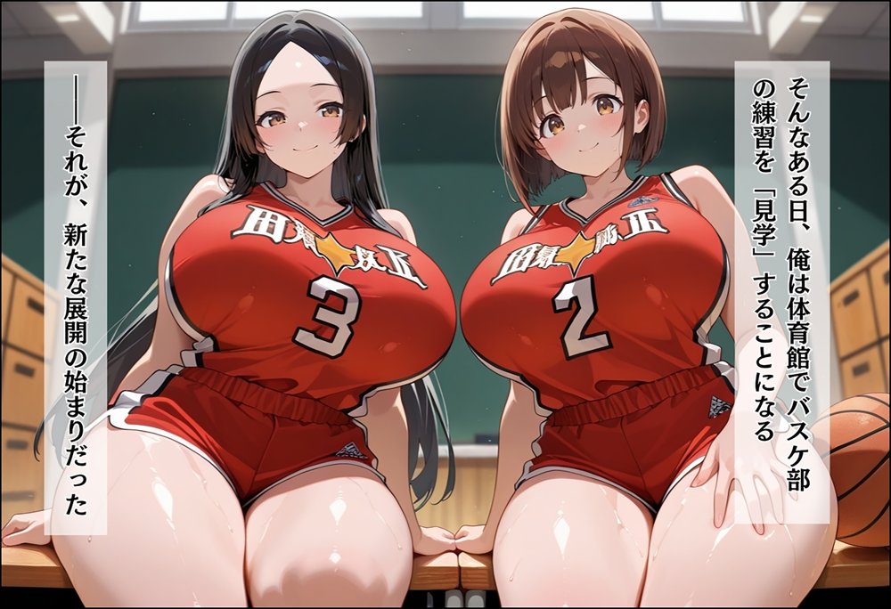 間違って女子校に入学したらムチムチ女子校生に毎日中出しを要求される学園生活〜バスケ女子編〜【しらたまレモネード】