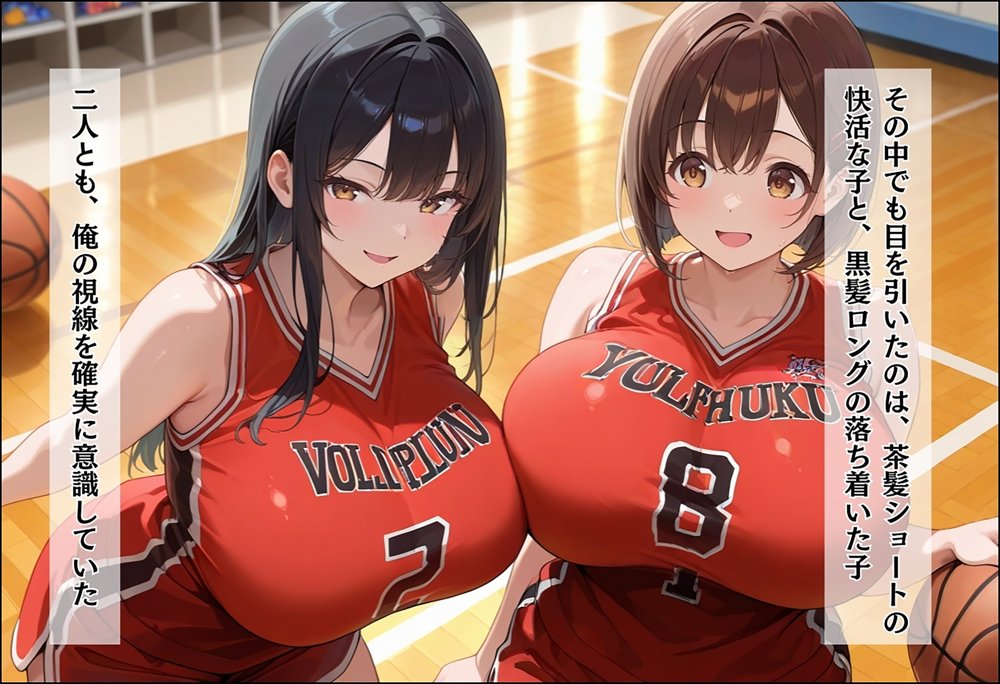 間違って女子校に入学したらムチムチ女子校生に毎日中出しを要求される学園生活〜バスケ女子編〜【しらたまレモネード】
