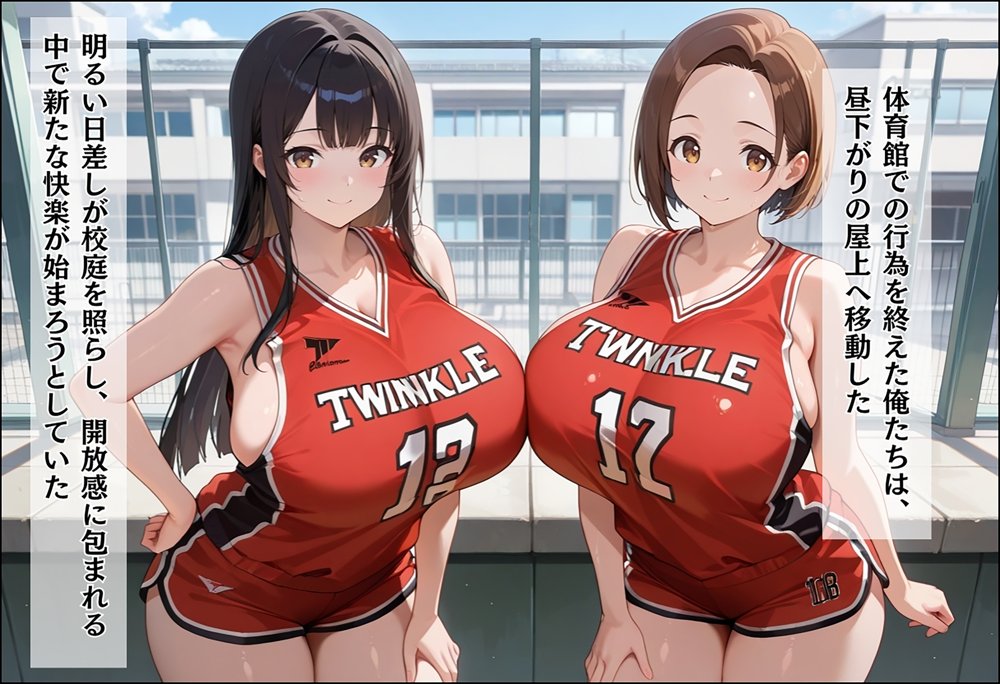 間違って女子校に入学したらムチムチ女子校生に毎日中出しを要求される学園生活〜バスケ女子編〜【しらたまレモネード】